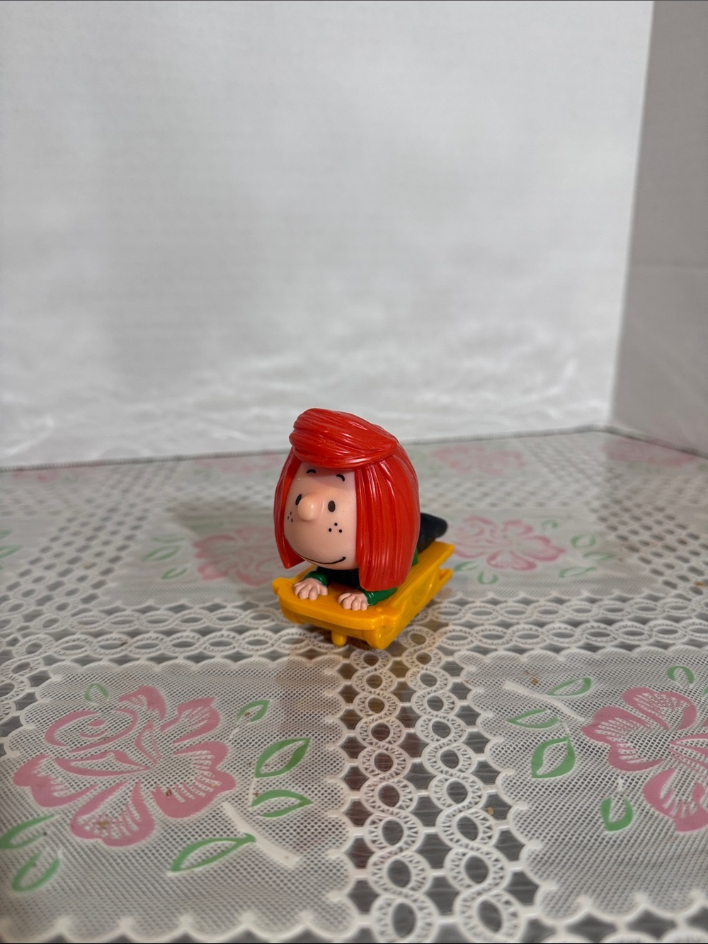 2015 McDonald's Happy Meal Peanuts Movie #8 Peppermint Patty Pull Back Toy